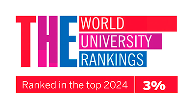 THE World University rankings.Ranked in the top 2023, 2%