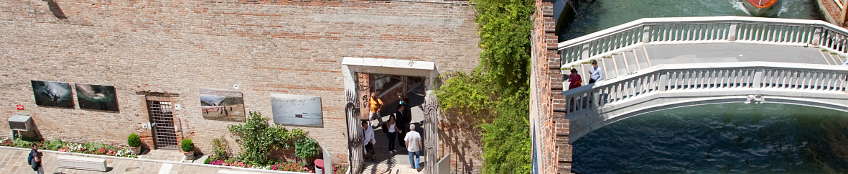 Ingresso di Ca' Foscari visto dall'alto