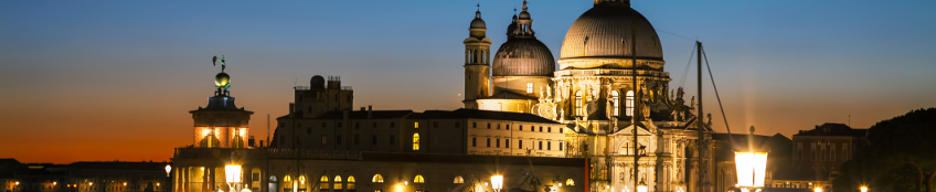 Basilica della Salute al tramonto