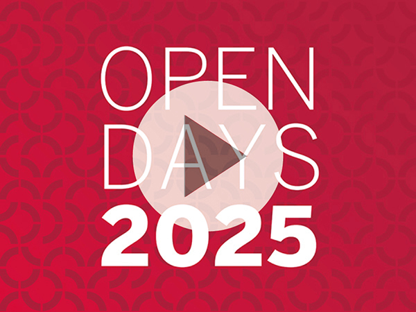 Open days 2025 con immagine player