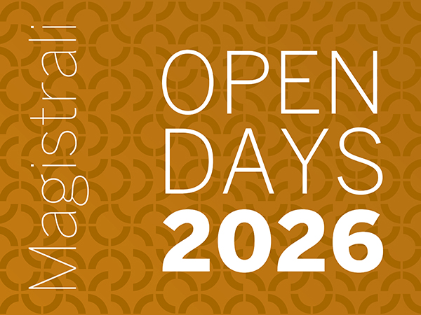 Open day lauree magistrali: ti aspettiamo online dal 13 aprile!