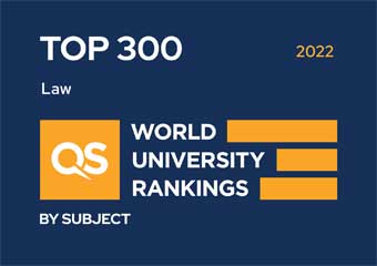 QS World University Rankings 2022 - Law and Legal Studies