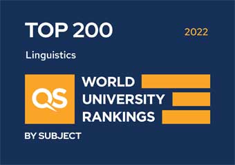 QS World University Rankings 2022 - Linguistics, Top 200