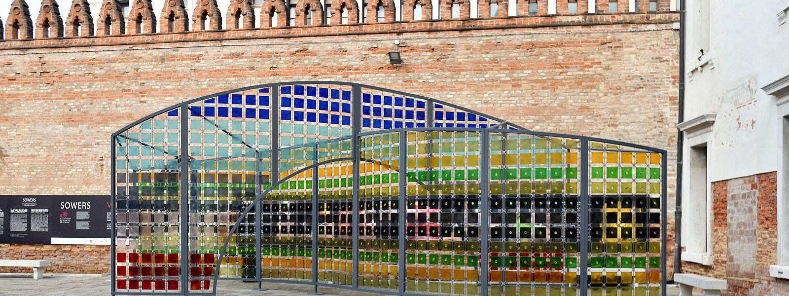 venini sowers glass art installation