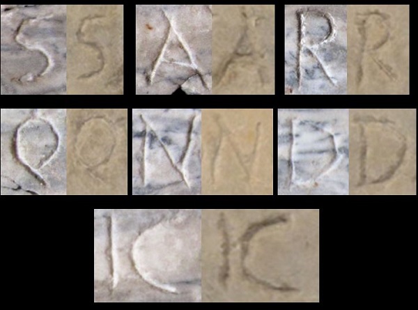 Raffronto paleografico