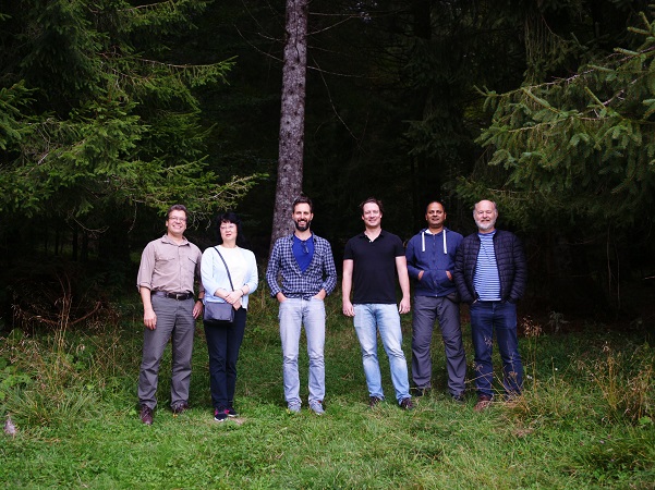 Cansiglio Retreat Group Photo_From left to right Marc Foggin Yun Gao Daniele Brombal Stefan Gruber Shekhar Kolipaka Nicholas Temple
