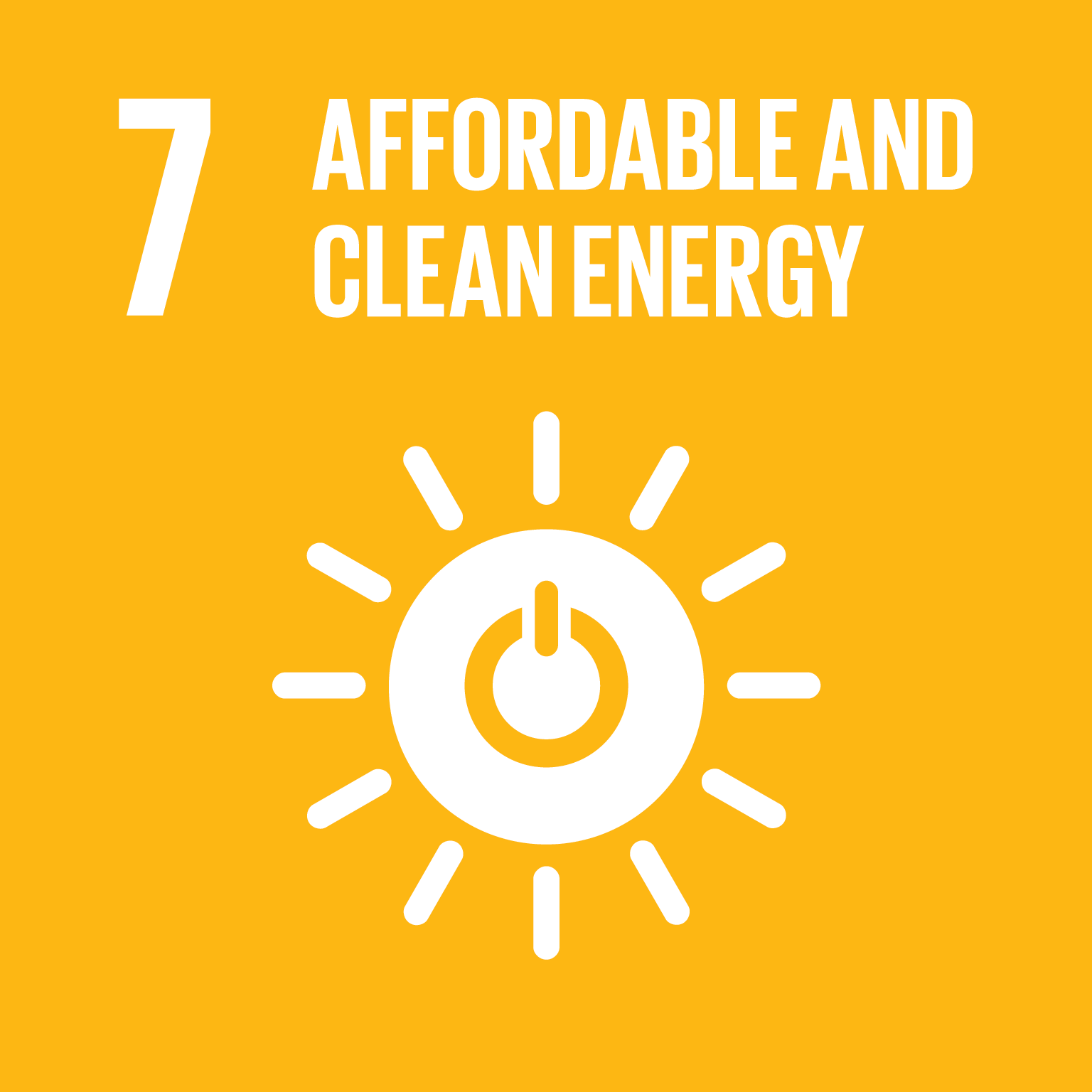 Goal 7 - affordable and clean energy