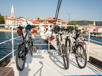 Bikes on a ship