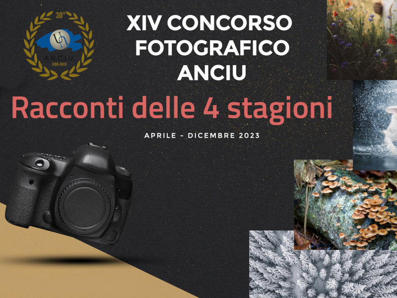XIV concorso fotografico ANCIU: Racconti delle quattro stagioni