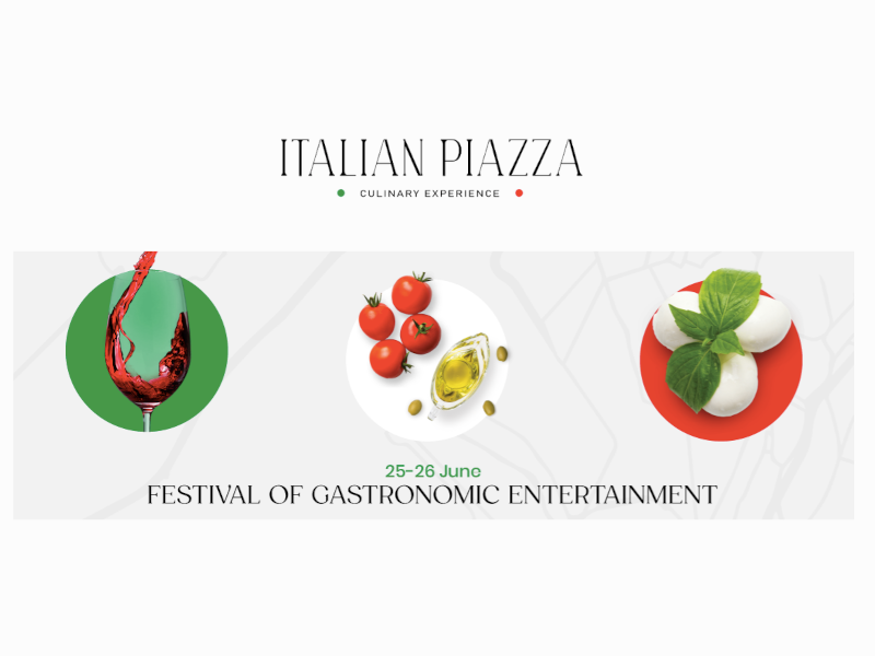 Logo of Italian Piazza festival in Baku