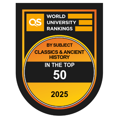 QS World University Rankings 2025 - Classics Ancient History, Top 50