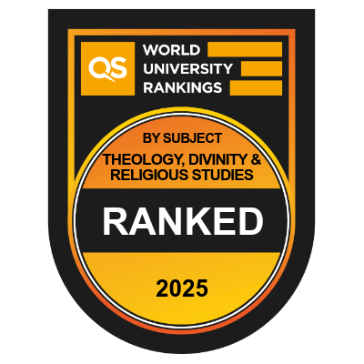 QS World University Rankings 2025 - Theology, Divinity & Religious Studies, ranked