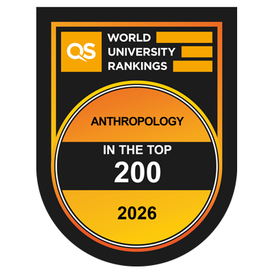 QS World University Rankings 2026 - Anthropology, top 200