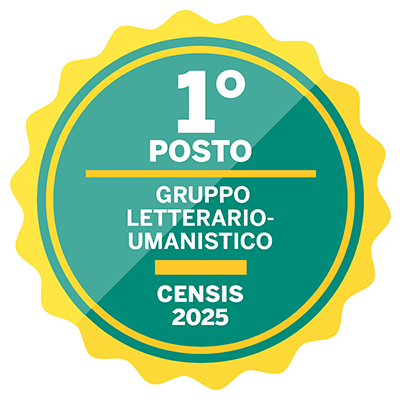 1° posto gruppo letterario-umanistico (Censis 2025)