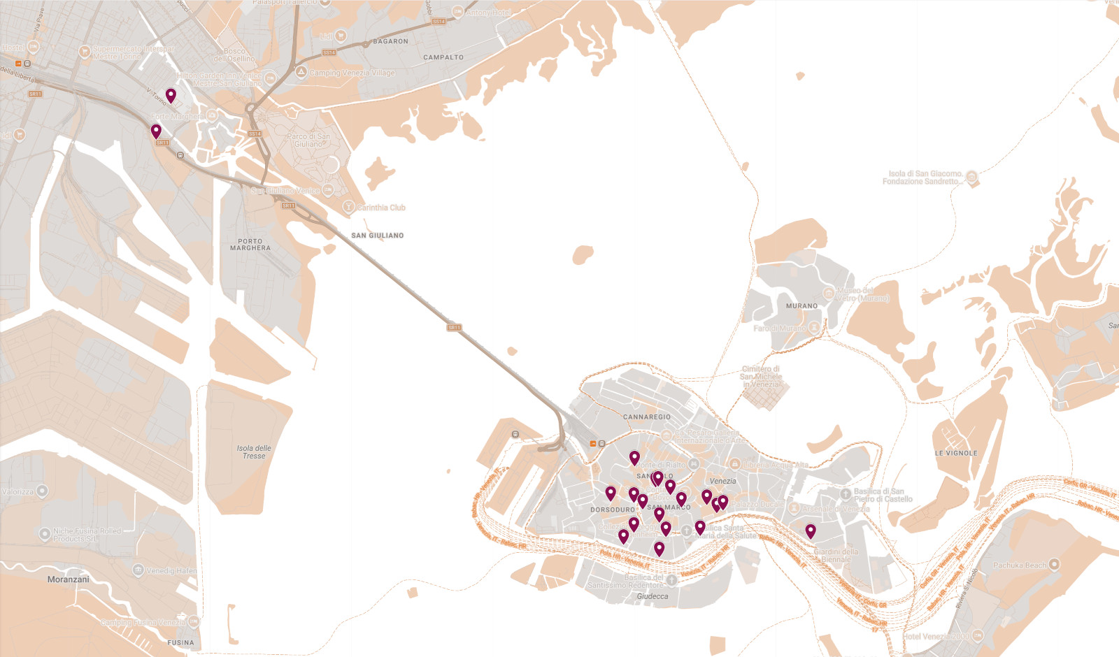 Scopri i tour su google maps
